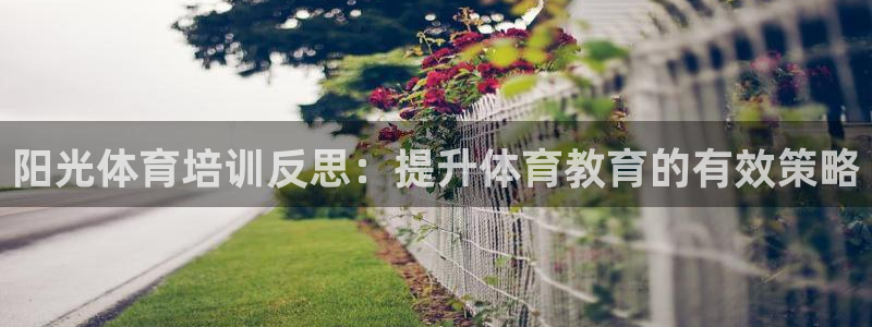 富联娱乐律7O777：阳光体育培训反思：提升体育教育