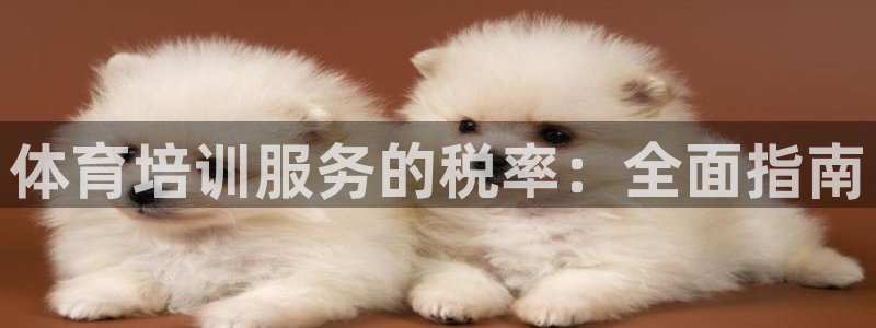 富联平台登录网址：体育培训服务的税率：全面指南