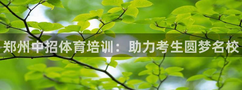 富联娱乐官方网站首页：郑州中招体育培训：助力考生圆梦