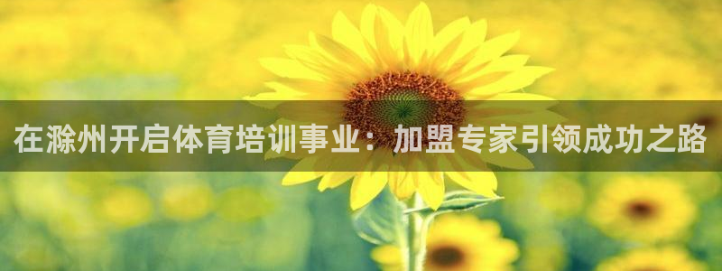 富联平台登录注册：在滁州开启体育培训事业：加盟专家引