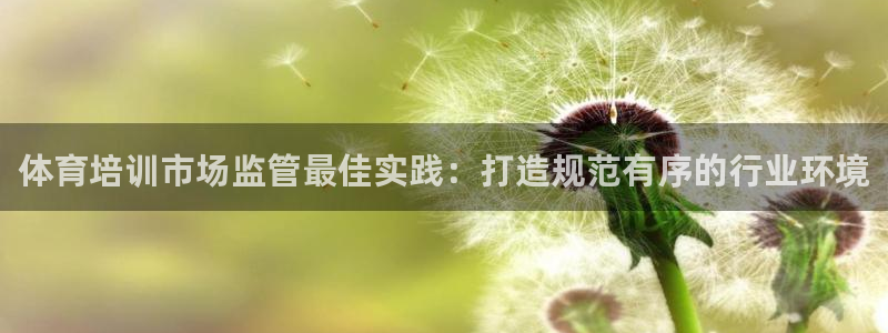 富联平台响7O777：体育培训市场监管最佳实践：打造
